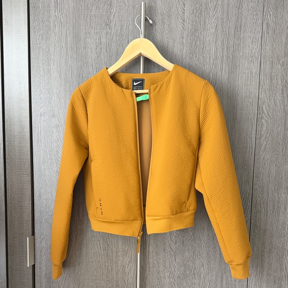 Nike Women's Mustard Bomber Jacket